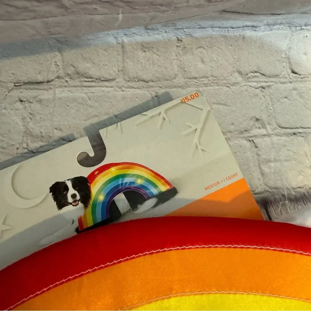 Target Hyde & EEK Light Up Rainbow Dog Halloween Costumed
